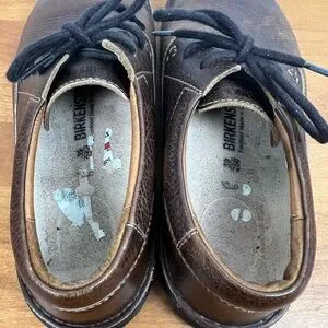Vintage Birkenstock leather shoes size 39 brown oxfords Birkenstock | Shoes | Vintage Birkenstock Leather Shoes Size  main image 3
